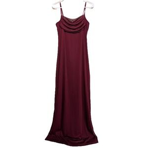 Vtg Y2K Candy Rocket Dress Maxi Goth Grunge Vampy Glitter Red Large Holiday 90s‎